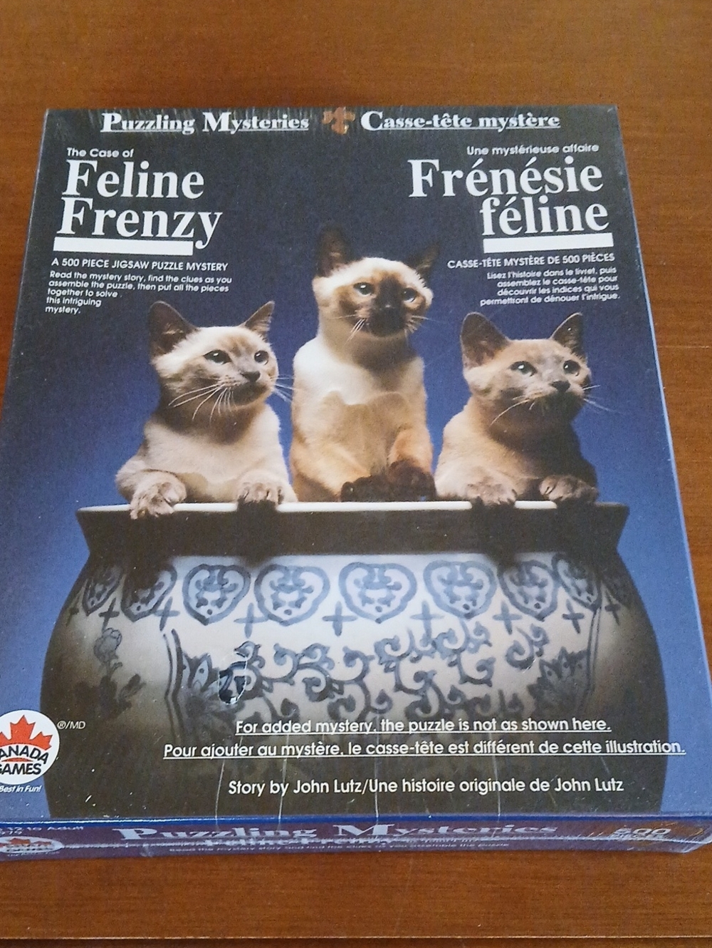 VINTAGE 1993 Bepuzzled Feline Frenzy 500 piece Jigsaw Puzzle Thriller! NEW